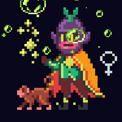 Arcanist Purple Boy of the Woodlands