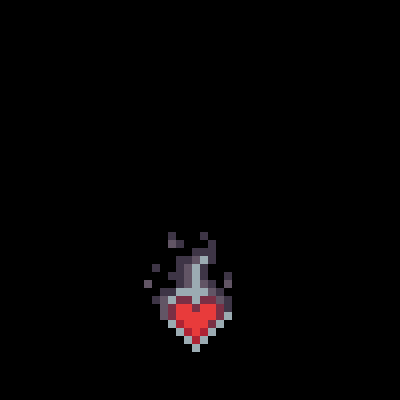 Black Flame Heart